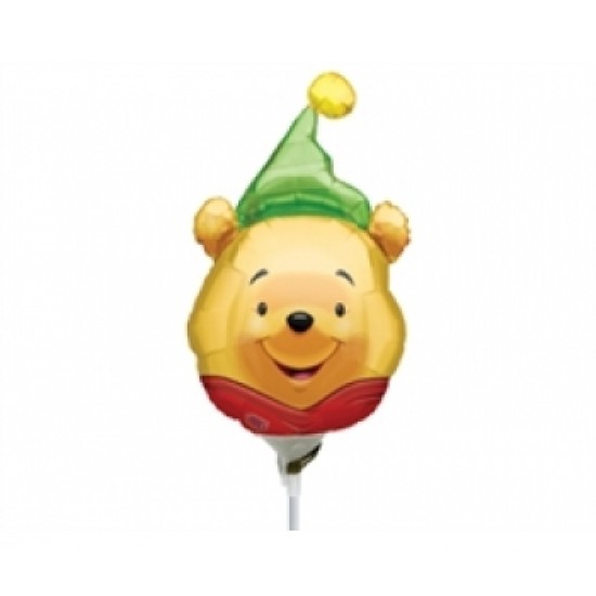 Folyo Balon Anagram Winnie The Pooh Parti Şapkalı 14 İnç