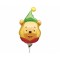 Folyo Balon Anagram Winnie The Pooh Parti Şapkalı 14 İnç