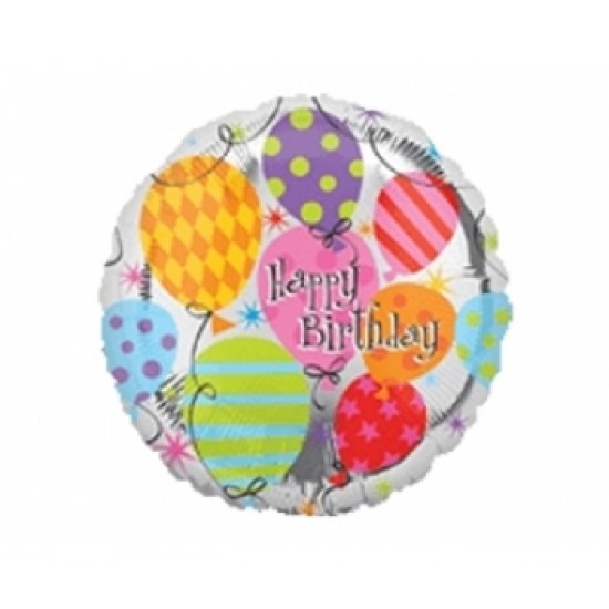 Folyo Balon Anagram Birthday Balloons 18 İnç