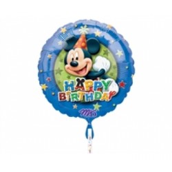 Folyo Balon Anagram Mickey Birthday Stars Paketli 18 İnç
