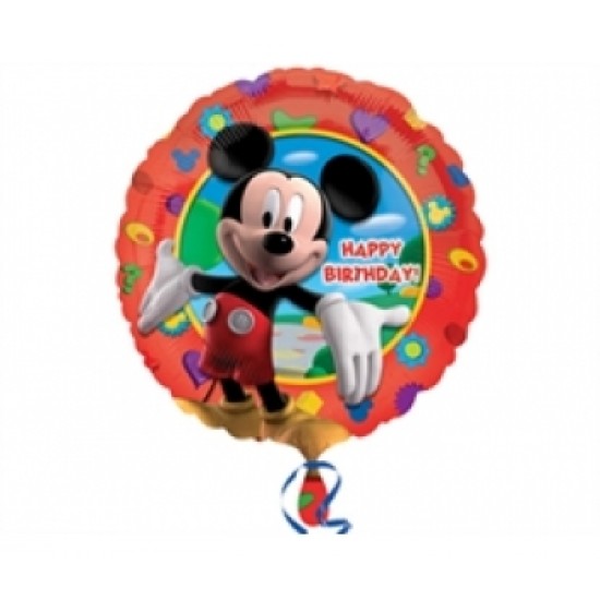Folyo Balon Anagram Mickey ClubHouse Birthday Paketli 18 İnç