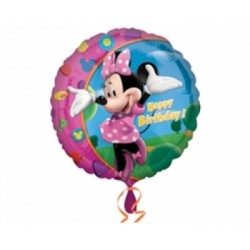 Folyo Balon Anagram Minnie Birthday Paketli 18 İnç