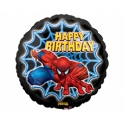 Folyo Balon Anagram Spiderman Birthday Paketli 18 İnç