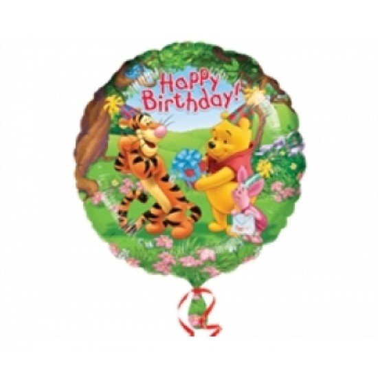 Folyo Balon Anagram Winnie The Pooh Happy Birthday 18 İnç