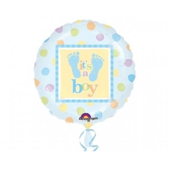 Folyo Balon Anagram Babysteps Boy 18 İnç
