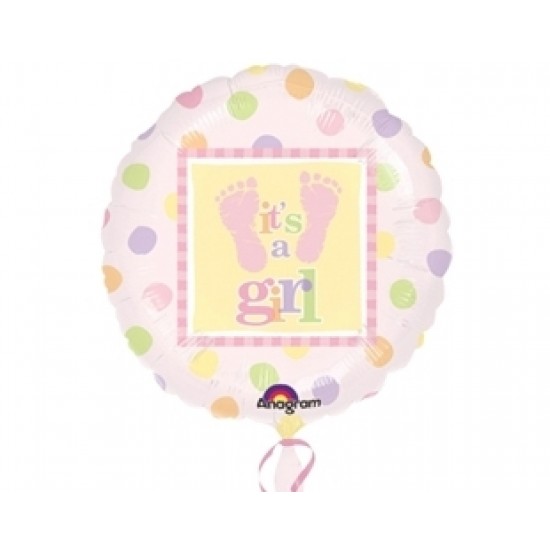 Folyo Balon Anagram Babysteps Girl 18 İnç