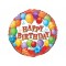 Folyo Balon Flexi Happy Birthday 18 İnç