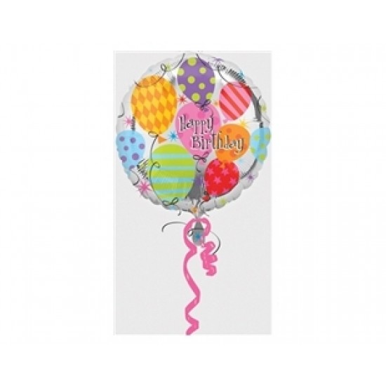 Folyo Balon Anagram Birthday Balloons 18 İnç Paketli