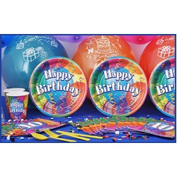 8 Kişilik 40 Yaş Brilliant Birthday Ekonomik Set