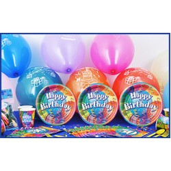 8 Kişilik 50 Yaş Brilliant Birthday Ekonomik Set