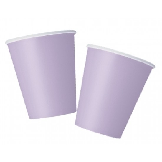 8li 180/200 cc Açık Violet Pastel Bardak