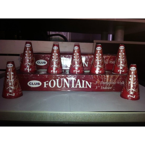 3 Metre 30 Saniye 3 İnç Club Fountain İç Mekan Dumansız Volkan