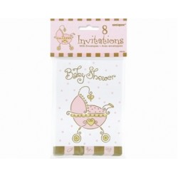 Baby Pink Joy Davetiye