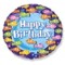 Folyo Balon Flexi Birthday Palyaço Balık 18 İnç