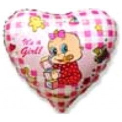 Folyo Balon Flexi Cor. Girl Alpha 18 İnç