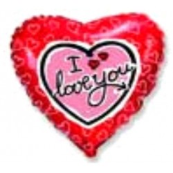Folyo Balon Flexi Cor. Love You 18 İnç