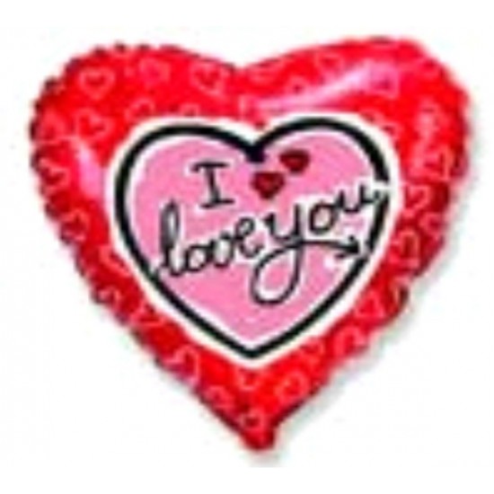 Folyo Balon Flexi Cor. Love You 18 İnç