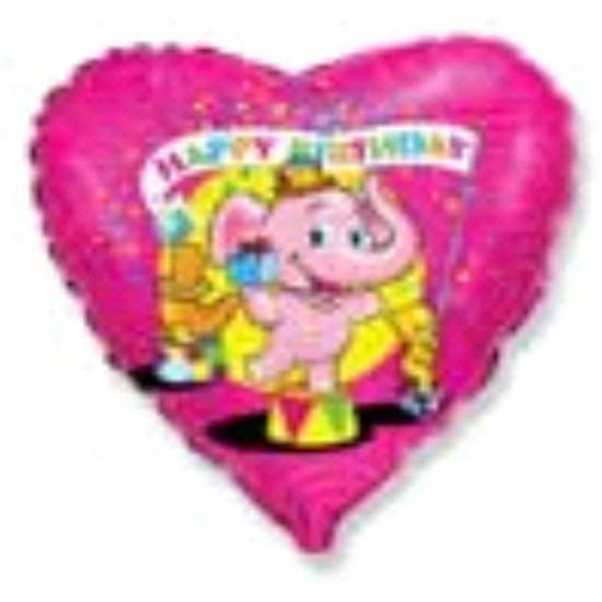 Folyo Balon Flexi Elephant Circus 18 İnç
