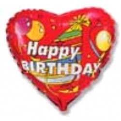 Folyo Balon Flexi Happy Birthday 18 İnç