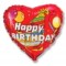 Folyo Balon Flexi Happy Birthday 18 İnç