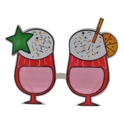 Koktely Bardağı Şekilli Parti Gözlüğü