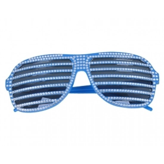 Mavi Çerçeveli Parti Gözlüğü