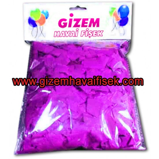 Mor Renkli Konfeti Kağıdı