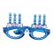 Mum Resimli Mavi Renk Işıklı Parti Gözlük 3