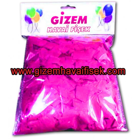 Pembe Renkli Konfeti Kağıdı