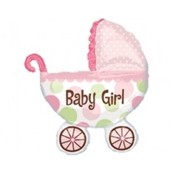 Folyo Balon Anagram Baby Buggy Girl Supershape Paketli
