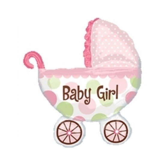 Folyo Balon Anagram Baby Buggy Girl Supershape Paketli