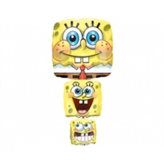 Folyo Balon Anagram Sponge Bob Stacker Supershape Paketli