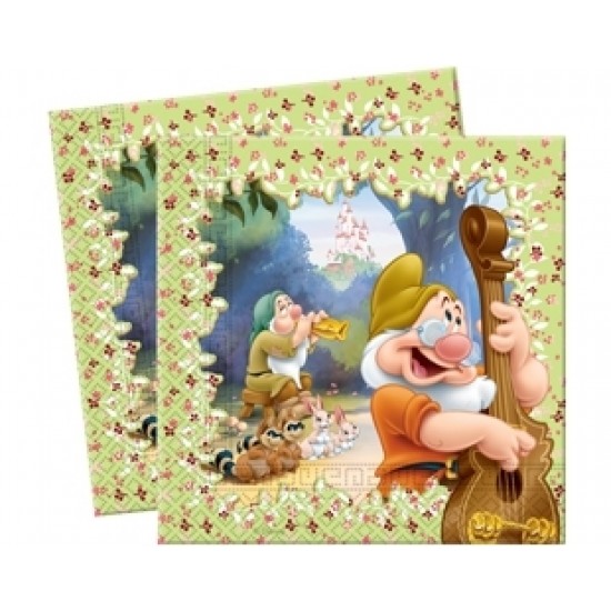 Yedi Cüceler Ve Prenses Peçete